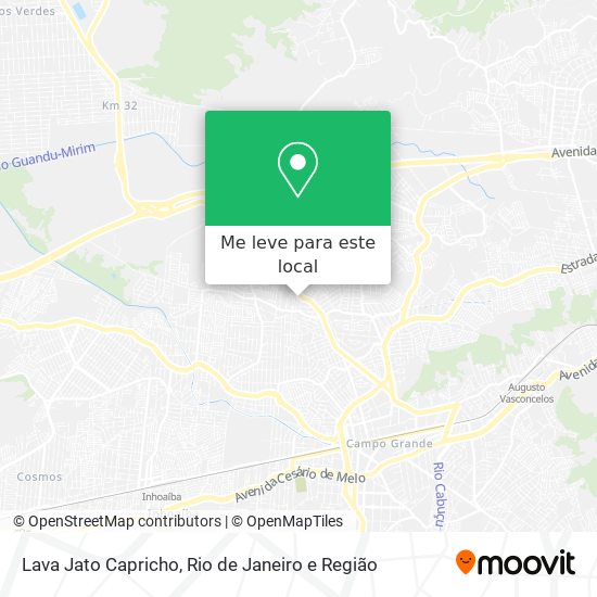 Lava Jato Capricho mapa