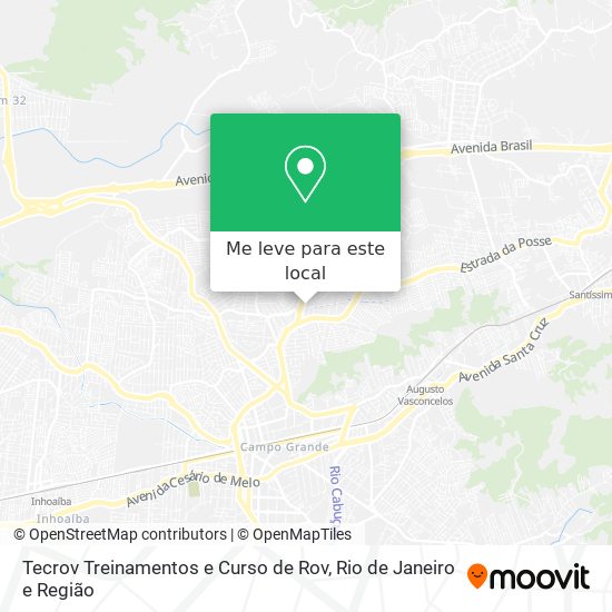 Tecrov Treinamentos e Curso de Rov mapa