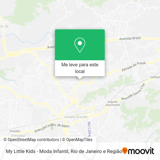 My Little Kids - Moda Infantil mapa