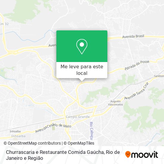 Churrascaria e Restaurante Comida Gaúcha mapa
