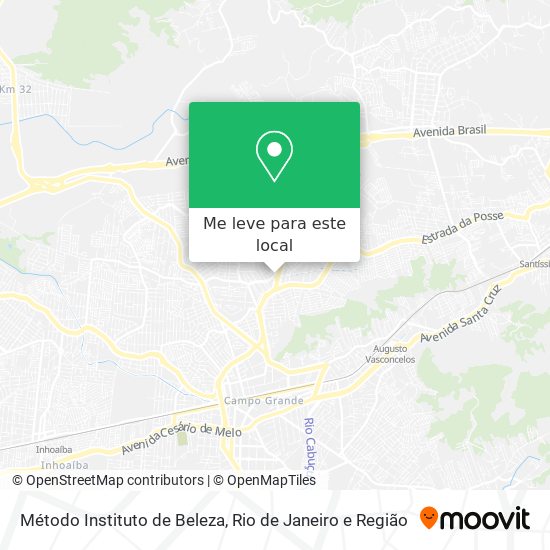Método Instituto de Beleza mapa