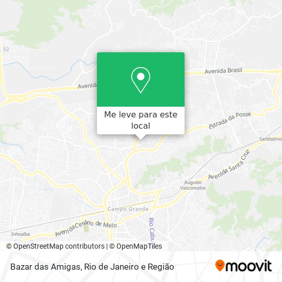 Bazar das Amigas mapa
