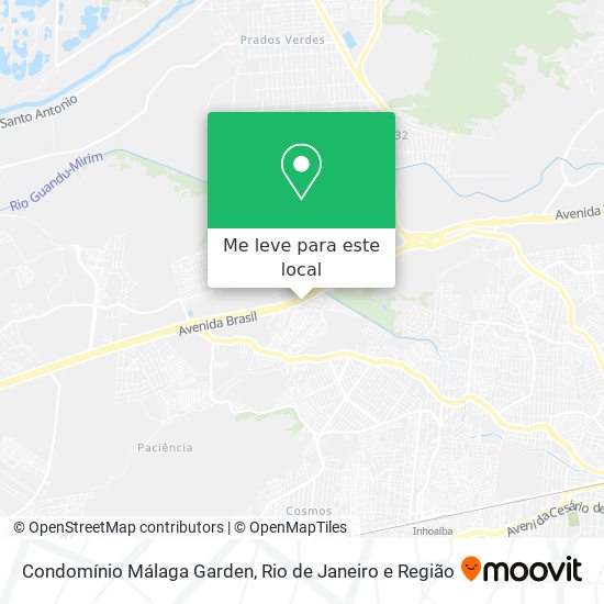 Condomínio Málaga Garden mapa