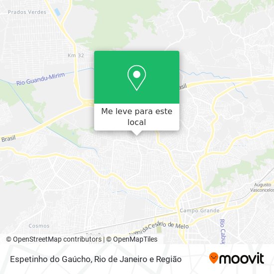 Espetinho do Gaúcho mapa