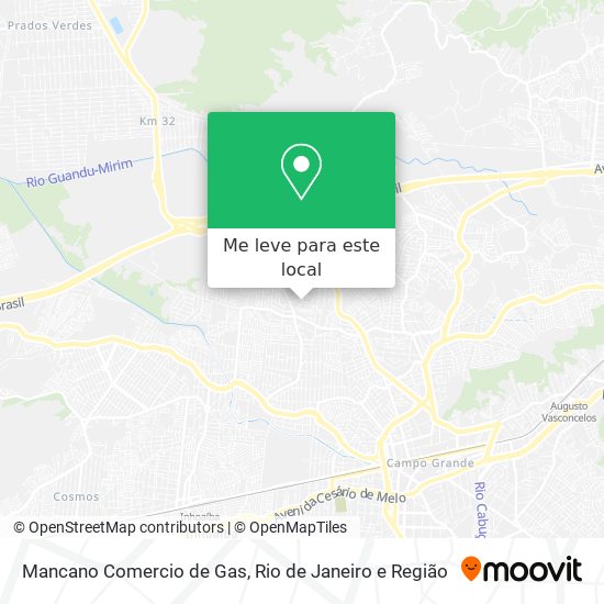 Mancano Comercio de Gas mapa