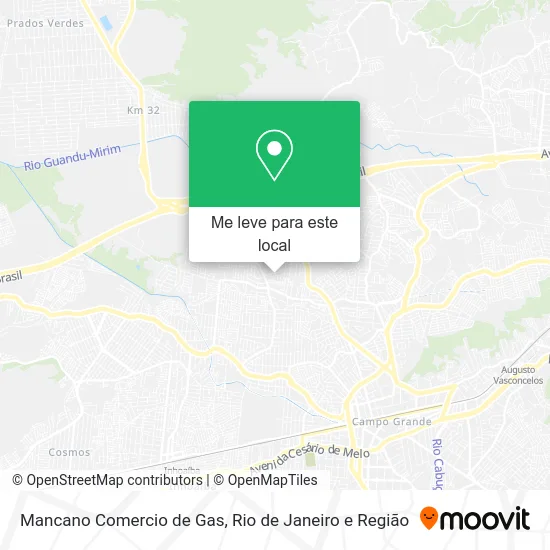 Mancano Comercio de Gas mapa