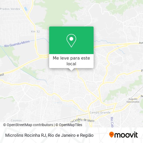 Microlins Rocinha RJ mapa