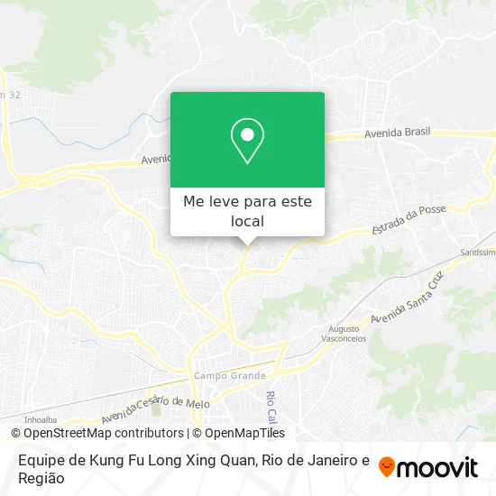 Equipe de Kung Fu Long Xing Quan mapa