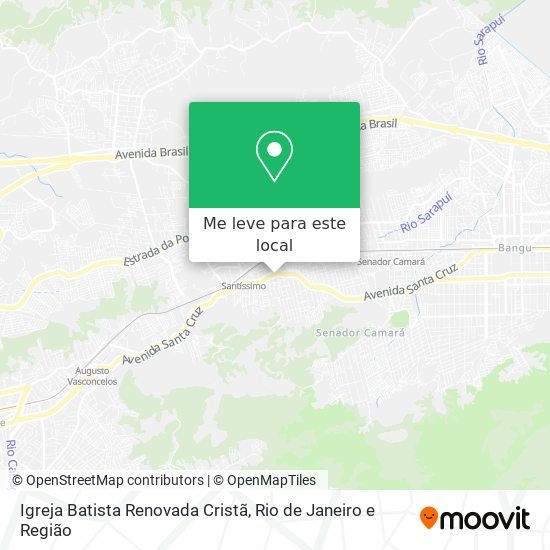 Igreja Batista Renovada Cristã mapa