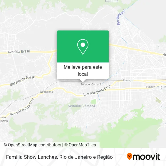 Familia Show Lanches mapa