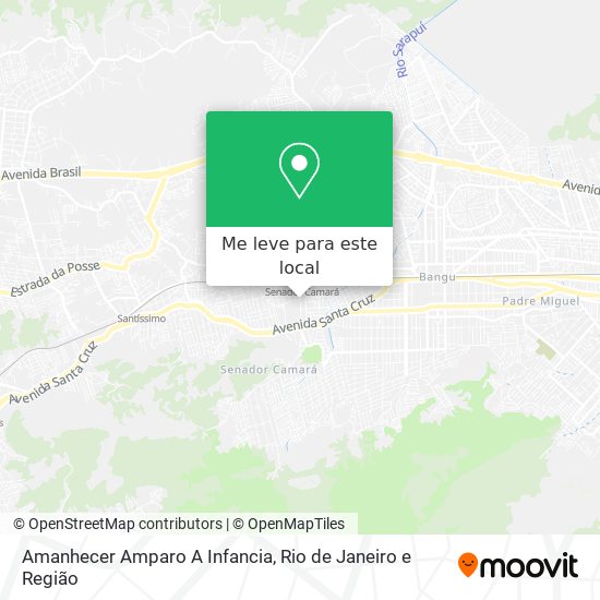 Amanhecer Amparo A Infancia mapa