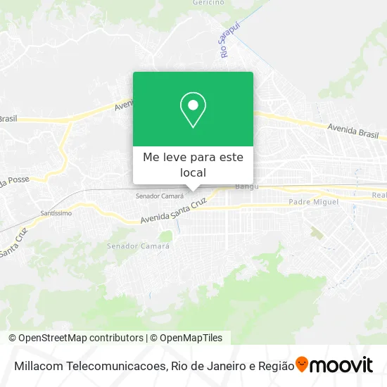 Millacom Telecomunicacoes mapa
