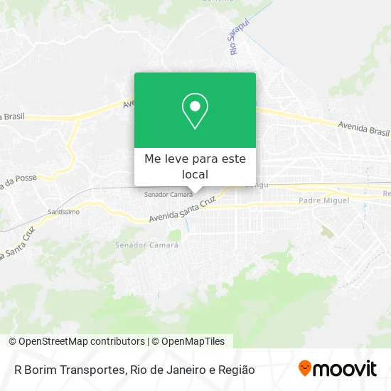 R Borim Transportes mapa