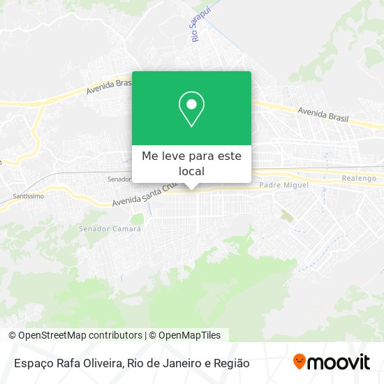 Espaço Rafa Oliveira mapa