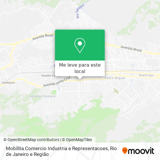 Mobilita Comercio Industria e Representacoes mapa