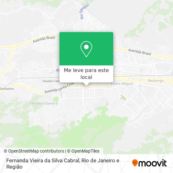 Fernanda Vieira da Silva Cabral mapa