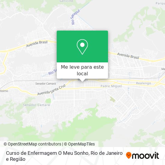 Curso de Enfermagem O Meu Sonho mapa