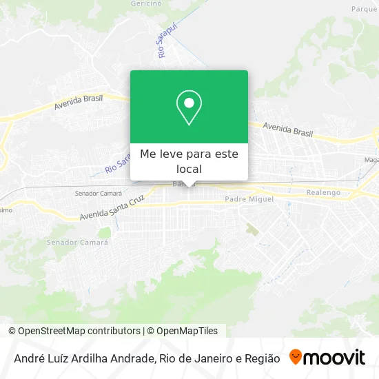 André Luíz Ardilha Andrade mapa