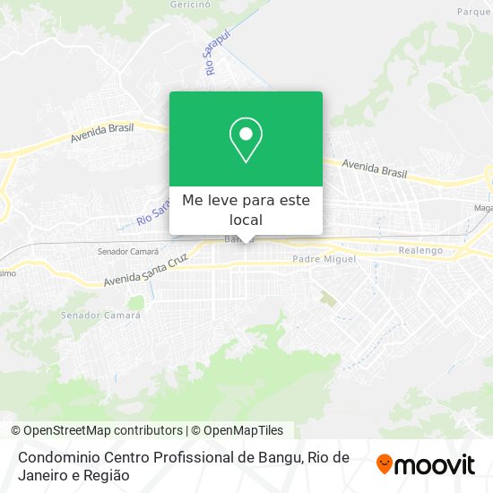 Condominio Centro Profissional de Bangu mapa