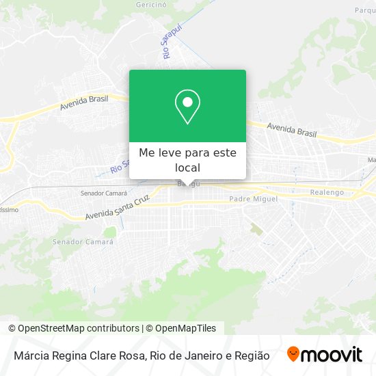 Márcia Regina Clare Rosa mapa