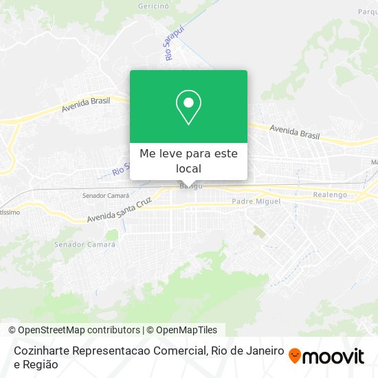 Cozinharte Representacao Comercial mapa