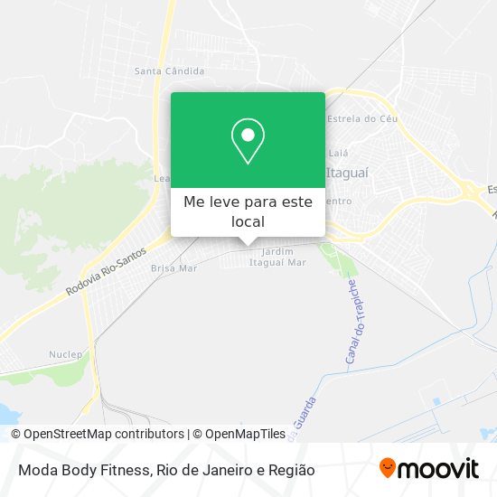 Moda Body Fitness mapa