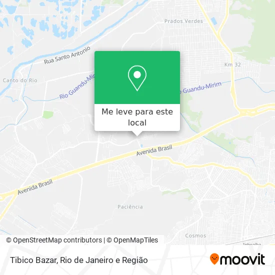 Tibico Bazar mapa