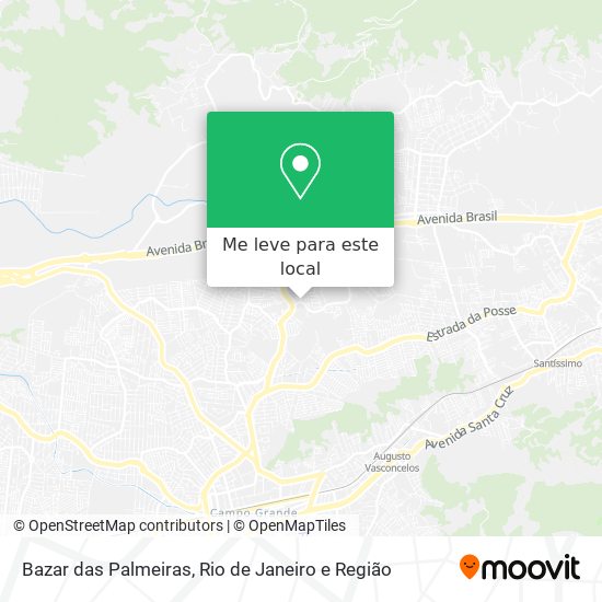 Bazar das Palmeiras mapa