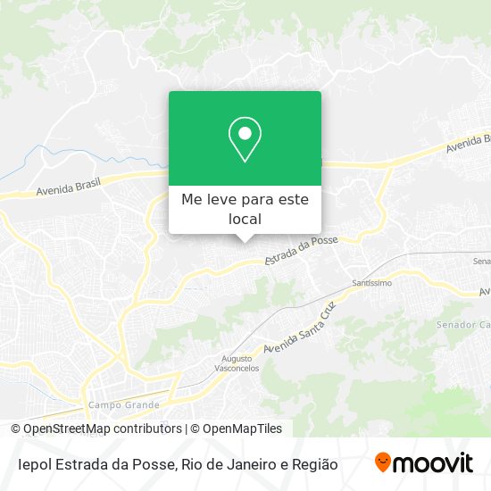 Iepol Estrada da Posse mapa