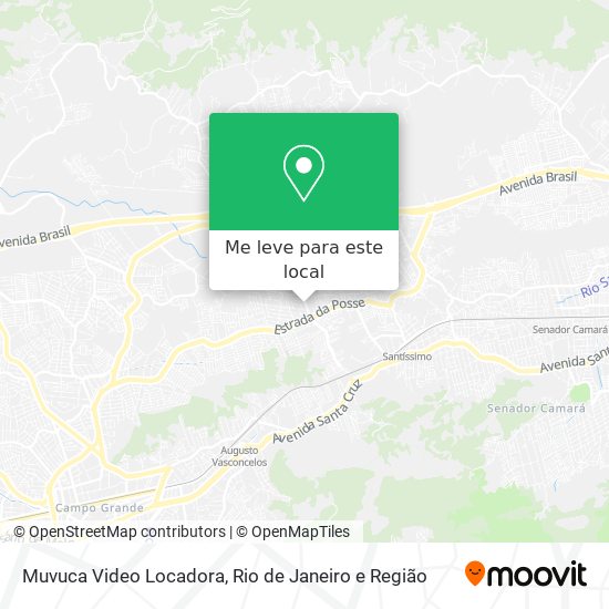 Muvuca Video Locadora mapa
