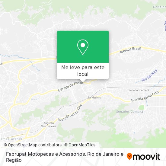 Fabrupat Motopecas e Acessorios mapa