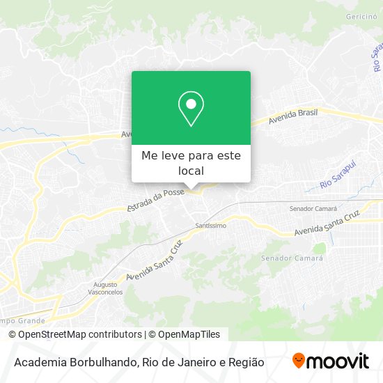 Academia Borbulhando mapa