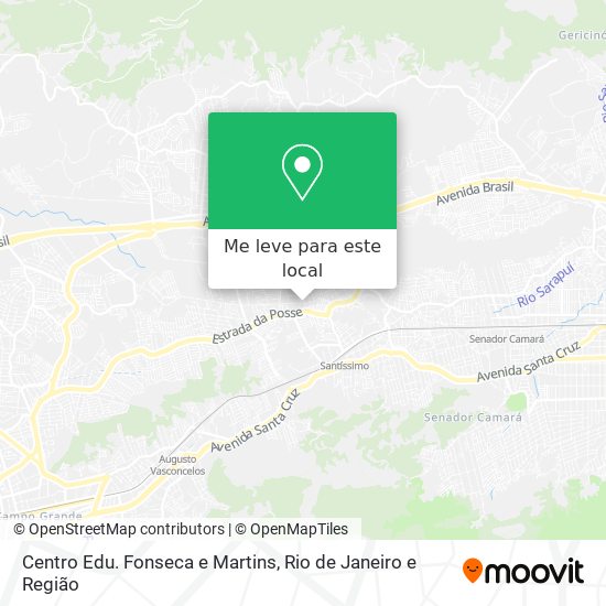 Centro Edu. Fonseca e Martins mapa