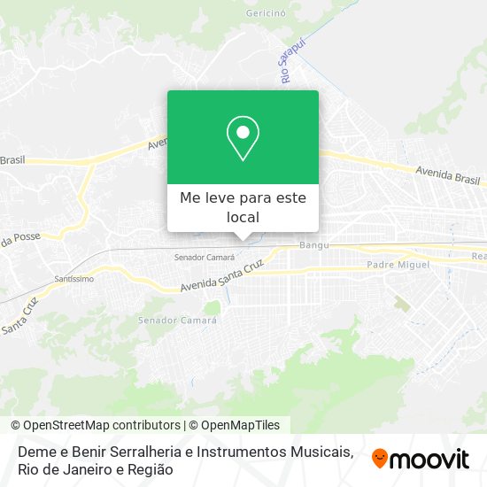 Deme e Benir Serralheria e Instrumentos Musicais mapa
