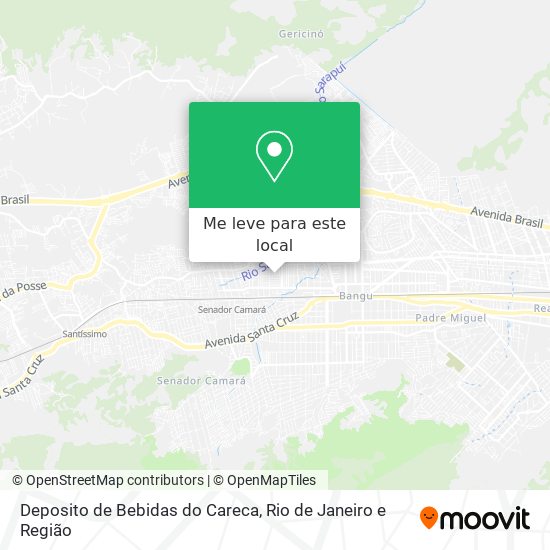 Deposito de Bebidas do Careca mapa