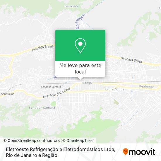 Eletroeste Refrigeração e Eletrodomésticos Ltda mapa