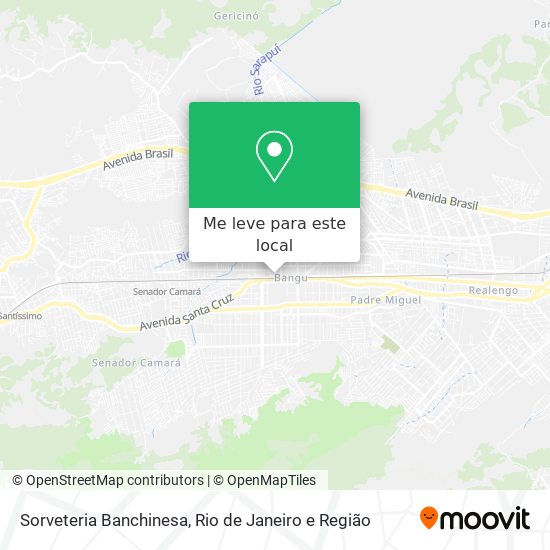 Sorveteria Banchinesa mapa