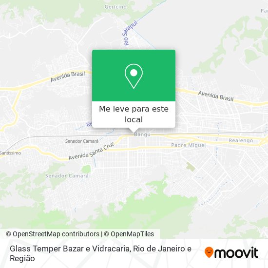 Glass Temper Bazar e Vidracaria mapa