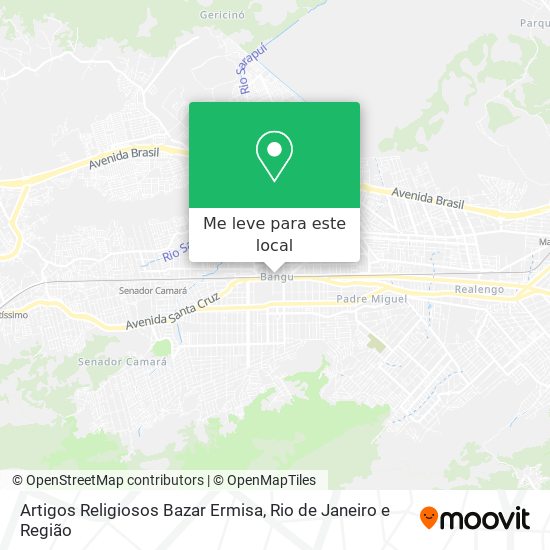 Artigos Religiosos Bazar Ermisa mapa