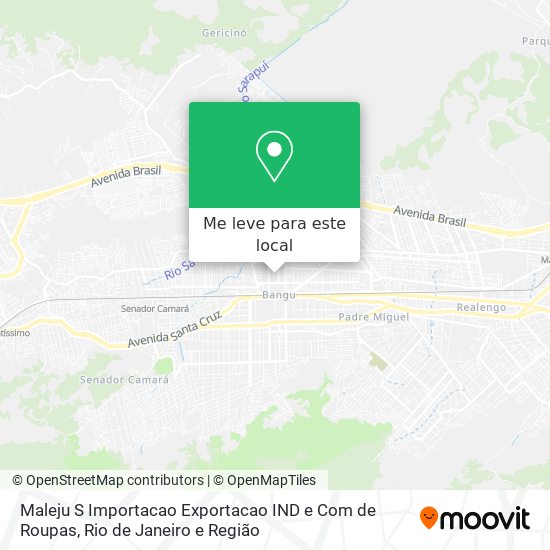 Maleju S Importacao Exportacao IND e Com de Roupas mapa