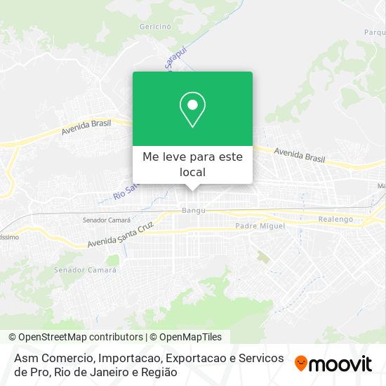 Asm Comercio, Importacao, Exportacao e Servicos de Pro mapa