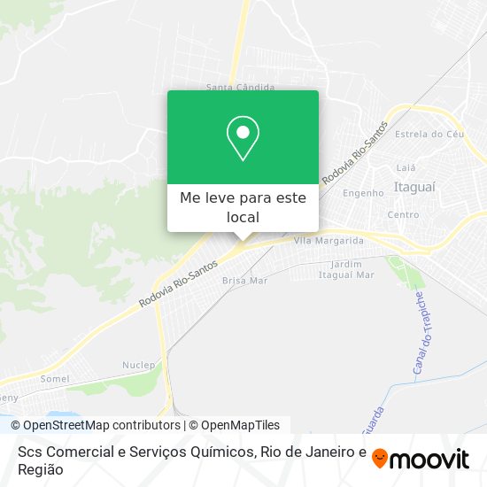 Scs Comercial e Serviços Químicos mapa