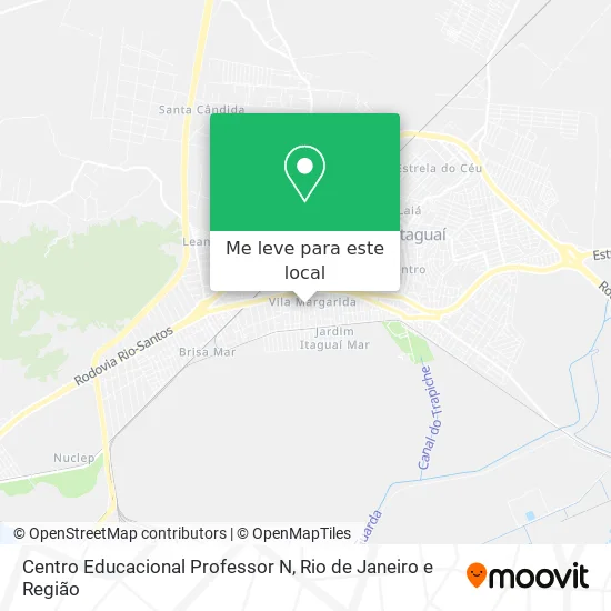 Centro Educacional Professor N mapa