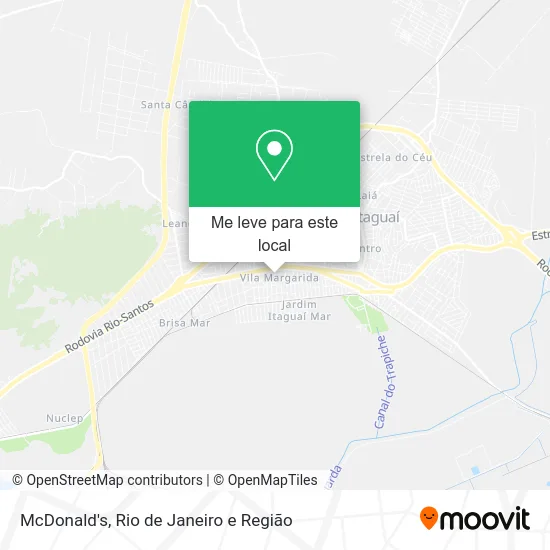 McDonald's mapa
