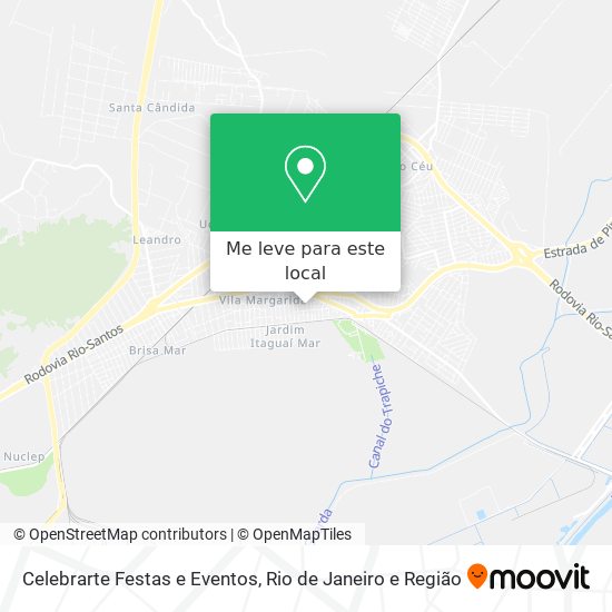 Celebrarte Festas e Eventos mapa