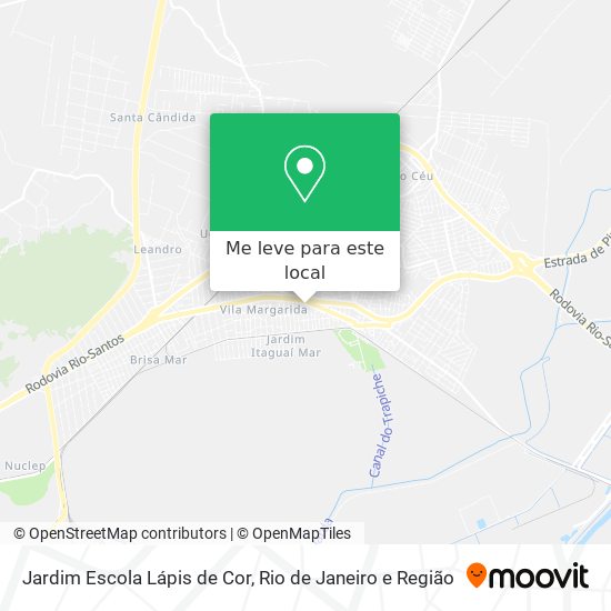 Jardim Escola Lápis de Cor mapa