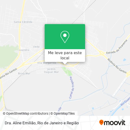 Dra. Aline Emilião mapa
