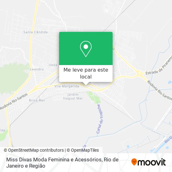 Miss Divas Moda Feminina e Acessórios mapa