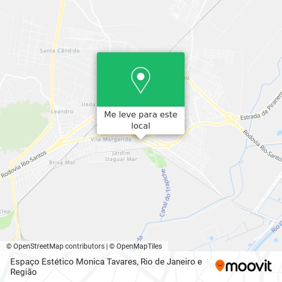 Espaço Estético Monica Tavares mapa