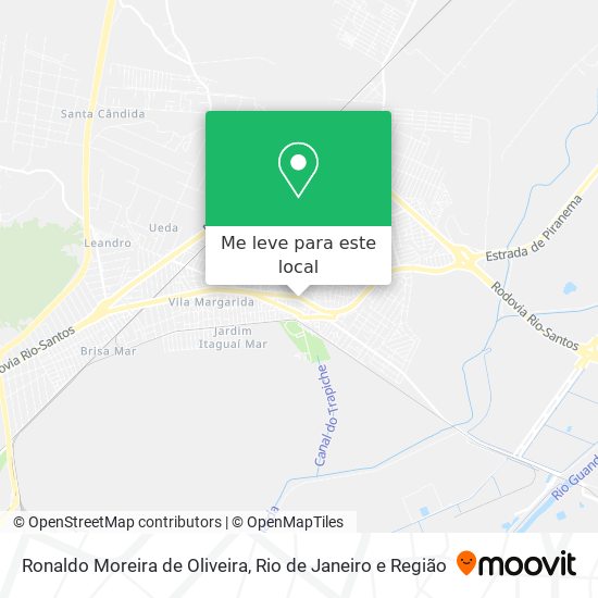 Ronaldo Moreira de Oliveira mapa